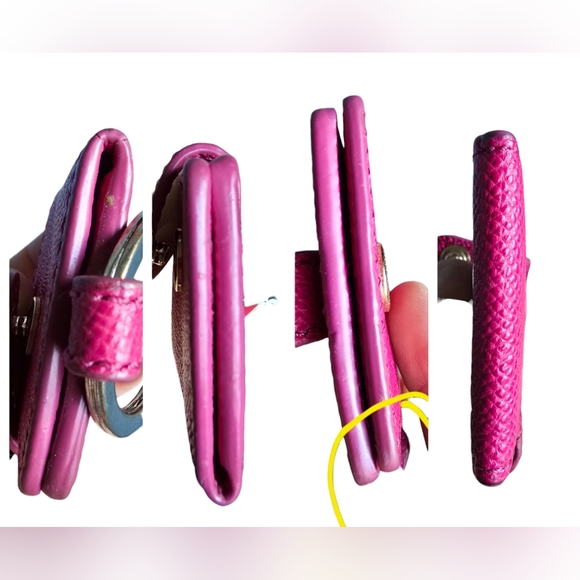 VGUC Coach 7321 JRT Jack Russell Terrier Dog Enamel Keychain & mini photo holder - Picture 5 of 8